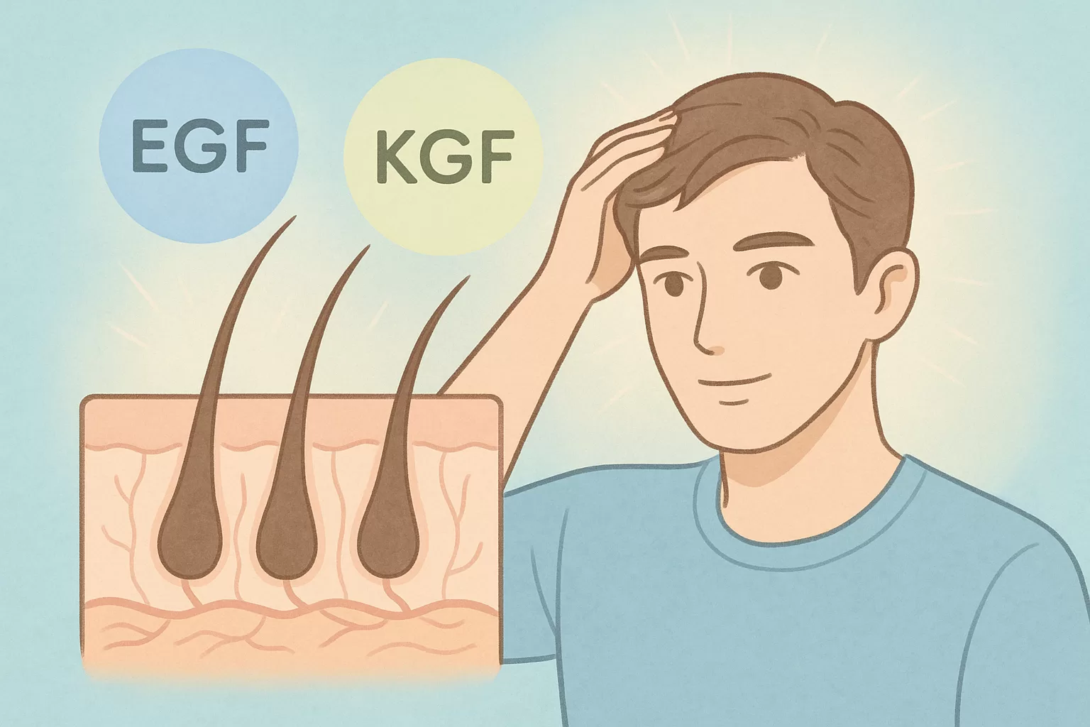 血行促進だけじゃない？研究論文から見るEGF・KGF・FGFの頭皮ケア活用法| 35才から始めるメンズ化粧品 DAVIDIA