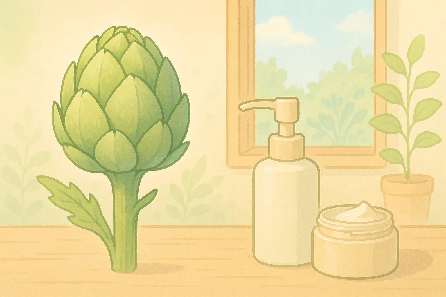 アーティチョーク葉エキスが肌や頭皮に与える、科学が証明した効果とは| 35才から始めるメンズ化粧品 DAVIDIA